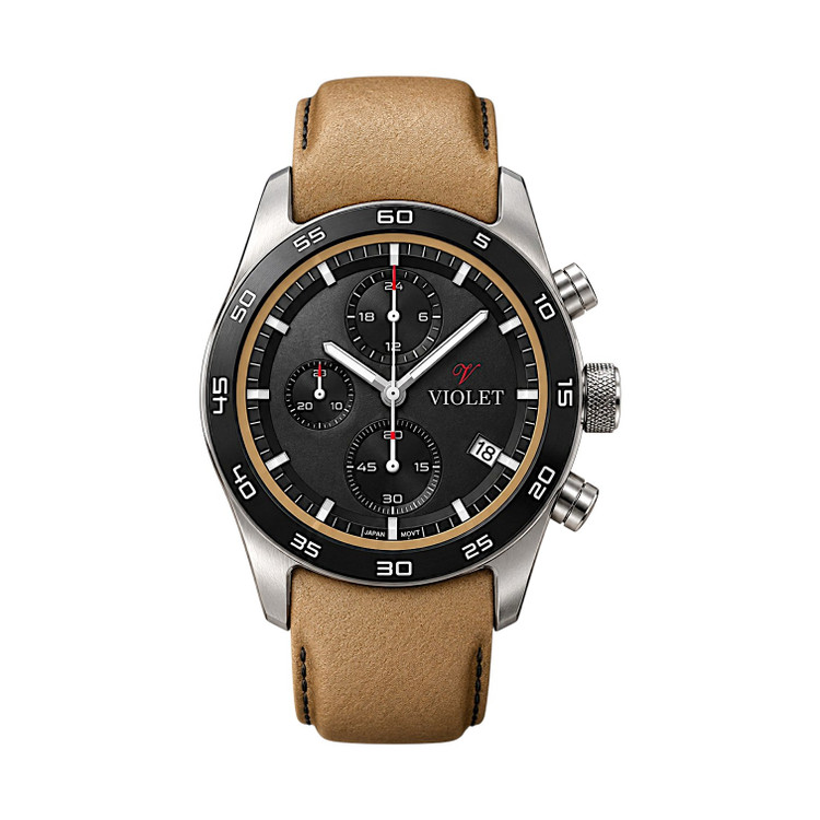 ساعت مچی مردانه کرنوگراف violet کد 594